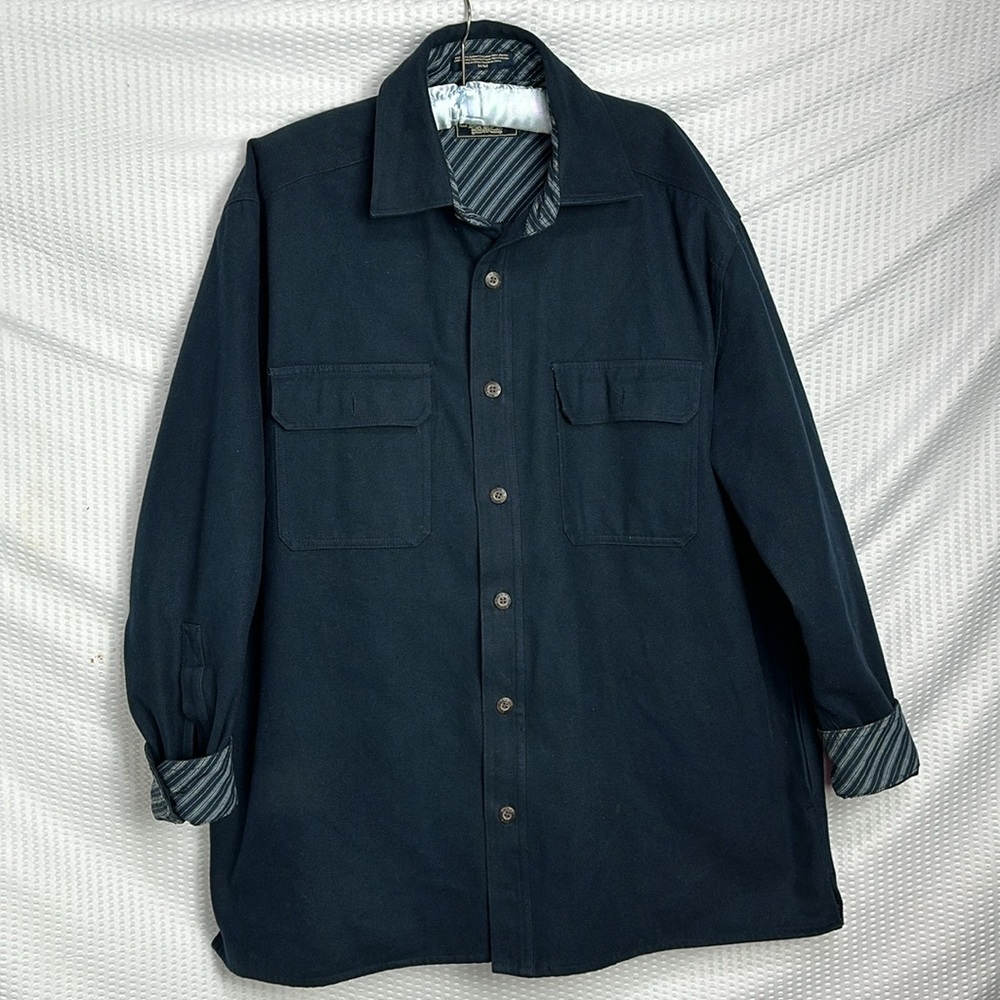 Levi’s Button Down Lining Shirt Jacket Size M - image 1